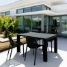 Compamia Air Extension Dining Set 5 Piece Black - Compamia Air Extension Dining Set 5 Piece Black