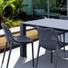 Air Extension Dining Set 5 Piece Dark Gray - Lifestyle 2