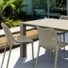 Air Extension Dining Set 5 Piece Taupe - Lifestyle 2 - Air Extension Dining Set 5 Piece Taupe - Lifestyle 2