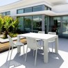 Compamia Air Extension Dining Set 5 Piece White - Compamia Air Extension Dining Set 5 Piece White