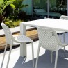 Air Extension Dining Set 5 Piece White - Lifestyle 2