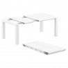 Air Extension Dining Table - White - Extensders