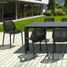 Compamia Air Extension Dining Set 11 Piece in Black - Lifestyle