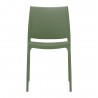 Maya Dining Chair Olive Green - Front