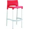 Gio Outdoor Barstool - Red - Gio Outdoor Barstool - Red