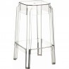 Compamia Fox Polycarbonate Counter Stool - Clear Transparent