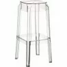Fox Polycarbonate Bar Stool - Clear Transparent - Fox Polycarbonate Bar Stool - Clear Transparent