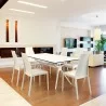Miranda Dining Set with 6 Chairs White - Lifestyle - Miranda Dining Set with 6 Chairs White - Lifestyle