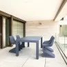 Compamia Bloom Extendable 5-Piece Patio Dining Set  - Dark Gray - Compamia Bloom Extendable 5-Piece Patio Dining Set  - Dark Gray