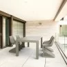 Compamia Bloom Extendable 5-Piece Patio Dining Set  - Dove Gray - Compamia Bloom Extendable 5-Piece Patio Dining Set  - Dove Gray