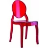 Baby Elizabeth Kids Chair - Transparent Red - Baby Elizabeth Kids Chair - Transparent Red