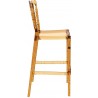 Opera Polycarbonate Barstool Transparent Amber - Side