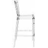 Opera Polycarbonate Barstool Transparent Clear - Side