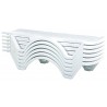 Aqua Pool Chaise Lounge White - Stacked