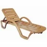Sunrise Pool Chaise Lounge Teak Brown - Sunrise Pool Chaise Lounge Teak Brown