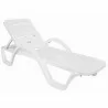 Sunrise Pool Chaise Lounge White - Sunrise Pool Chaise Lounge White