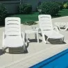 Sunrise Pool Chaise Lounge White - Sunrise Pool Chaise Lounge White