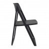 Dream Folding Outdoor Chair Black - Side View
