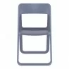 Dream Folding Outdoor Chair Dark Gray - Back View - Dream Folding Outdoor Chair Dark Gray - Back View