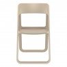 Dream Folding Outdoor Chair Taupe - Front