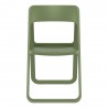 Dream Folding Outdoor Chair Olive Green - Front View