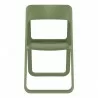 Dream Folding Outdoor Chair Olive Green - Front View - Dream Folding Outdoor Chair Olive Green - Front View