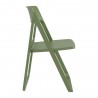 Dream Folding Outdoor Chair Olive Green - Side Angle