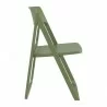 Dream Folding Outdoor Chair Olive Green - Side Angle - Dream Folding Outdoor Chair Olive Green - Side Angle