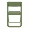Dream Folding Outdoor Chair Olive Green - Back View - Dream Folding Outdoor Chair Olive Green - Back View