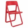 Dream Folding Outdoor Chair Red - Angled View - Dream Folding Outdoor Chair Red - Angled View