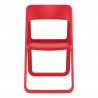 Dream Folding Outdoor Chair Red - Front View