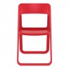 Dream Folding Outdoor Chair Red - Front View