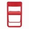 Dream Folding Outdoor Chair Red - Back View - Dream Folding Outdoor Chair Red - Back View