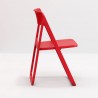 Dream Folding Outdoor Chair Red - Side Angle