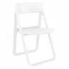 Dream Folding Outdoor Chair White - Angled - Dream Folding Outdoor Chair White - Angled