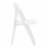 Dream Folding Outdoor Chair White - Side Angle - Dream Folding Outdoor Chair White - Side Angle