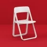 Dream Folding Outdoor Chair White - Angled with Background - Dream Folding Outdoor Chair White - Angled with Background