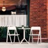 Dream Folding Outdoor Chair White - Lifestyle
