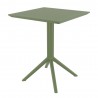 Dream Folding Outdoor Bistro Table - Olive Green