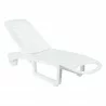 Compamia Sundance Pool Chaise Lounge - White -  Cutout - Compamia Sundance Pool Chaise Lounge - White -  Cutout