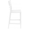 Chiavari Polycarbonate Counter Stool Glossy White