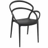 Compamia Mila Dining Arm Chair (Black) - Front Angled - Compamia Mila Dining Arm Chair (Black) - Front Angled