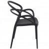 Compamia Mila Dining Arm Chair (Black) - Side
