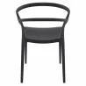 Compamia Mila Dining Arm Chair (Black) - Back - Compamia Mila Dining Arm Chair (Black) - Back