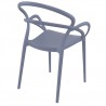 Compamia Mila Dining Arm Chair (Gray) - Back Angled
