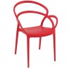 Compamia Mila Dining Arm Chair (Red) - Front Angled