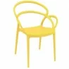 Compamia Mila Dining Arm Chair (White) - Front Angled - Compamia Mila Dining Arm Chair (White) - Front Angled