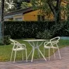 Compamia Mila Dining Set with 2 Arm Chairs White - Lifestyle - Compamia Mila Dining Set with 2 Arm Chairs White - Lifestyle