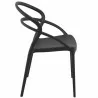 Pia Dining Chair (Black) - Side - Pia Dining Chair (Black) - Side