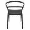Pia Dining Chair (Black) - Back